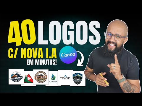 🤖 Nova I.A do Canva - Crie logotipo PROFISSIONAL com I.A EM MINUTOS