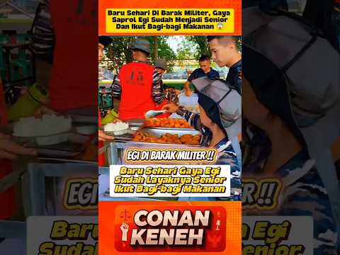 Aksi kocak Saprol egi Bak Senior Ngatur bagi2 makanan‼️#shorts