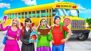 Nous Apprenons les Règles des Autobus Scolaires avec des Amis |Situations Amusantes TeenDO Challenge