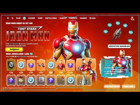 *NUEVA* ACTUALIZACIÓN GRANDE de IRON MAN 🔥 (Pase de batalla, Recompensas, Armas míticas)