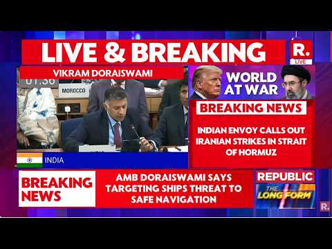 US-Israel-Iran War LIVE: Indian Envoy Doraiswami Says 'Targeting Ships Is Threat To Safe Navigation'