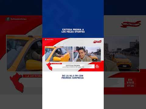 🔴🔵 Exitosa premia a los fieles oyentes de la 95.5 FM con premios sorpresa