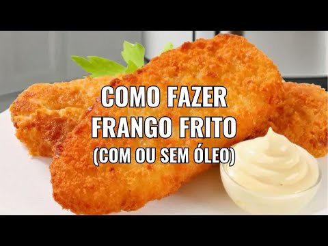 Como fazer filé de frango frito (com ou sem óleo) | Bruna Rezende Nutricionista