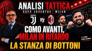 MILAN IN RITARDO - JUVENTUS 1-1 MILAN: ANALISI TATTICA. IL COMO COME ESEMPIO | Stanza di Bottoni