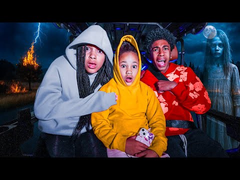 CALI GETS CHASED BY GHOSTS..