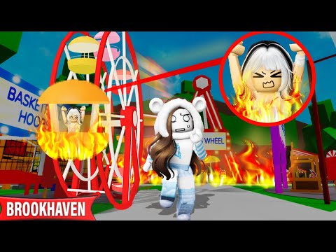 EMERGENZA PARCO GIOCHI SALVATAGGIO DEI PLAYER  SU BROOKHAVEN ROBLOX!