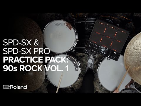 Roland SPD-SX and PRO Practice Pack: ‘90s Rock Vol. 1 Sound Demos