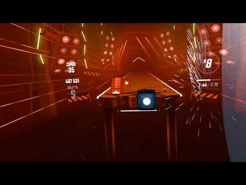 Beat Saber - The Prodigy - Omen play on Meta Quest VR headset Photo