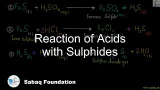 Reaction of Acids with Sulphides