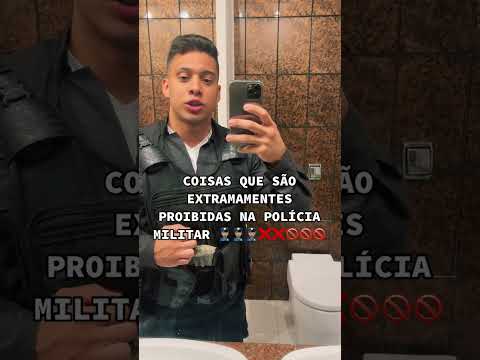 Coisas que são extremamente proibidas na Polícia Militar!!! 🛑🛑 #Shorts