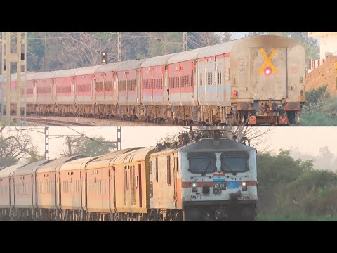 [4 in 1] Trains Crossings Each Other Patliputra + Double Decker + Jaliya Wala Bagh Express