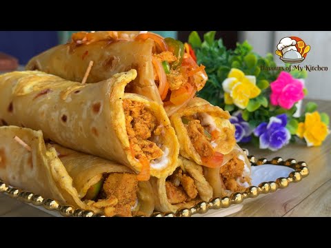 Chicken Rolls | कोलकाता स्ट्रीट स्टाइल अंडा चिकन काठी रोल रेसिपी | Chicken Kathi Roll