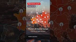 🌡️ Heatwave Alert: Western & Central Europe #europetravel #travelupdates #heatwave