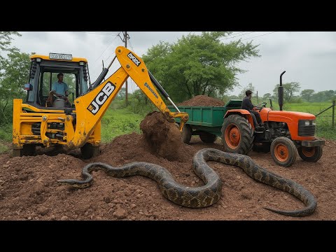 Jcb 3Dx Backhoe Loading |. Heavy Equipment Working Video  | Stuck In Mud 