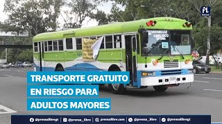 Transportistas exigen Q35 millones para mantener gratuidad a adultos mayores en transporte público