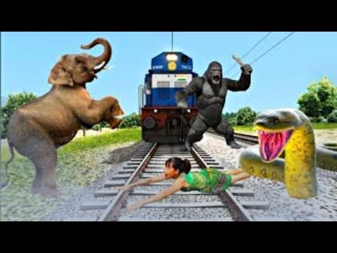 26 September, 2022 Anaconda vs man crying train | Stops the train | Beamng.drive | Train simulator