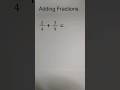 Understanding Fraction Addition