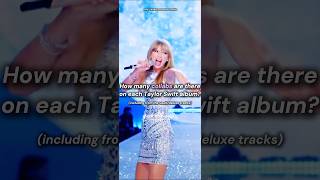 How many collabs are there on each Taylor Swift album?