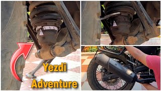 How To Adjust Rear Suspension In Yezdi Adventure