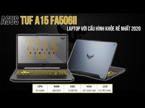 (VIETNAMESE) Đánh Giá Laptop Asus TUF Gaming A15 FA506II Chiến Mã Đồ Hoạ 2020