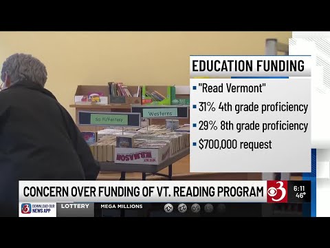 Vermont literacy program could be scaled back