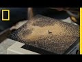 Sand Behavior in Modified Speaker Experiment