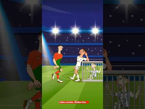 Ronaldo help Messi 😭 #shorts #football #footballanimation