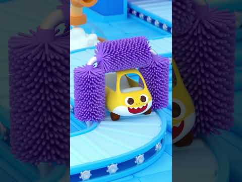 🛁Dirty Toy Car Becomes a Shiny Baby Shark!? #shorts