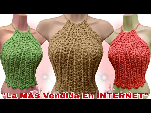 ⛔️ Guau!! Esta es la BLUSA a crochet MÁS VENDIDA en Internet ( Y ES TENDENCIA ESTE 2025) 😱