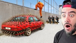 FRANKLIN DIKENLI TOFAŞI POLISLERDEN ZOR KAÇIRDI - GTA 5 MODS