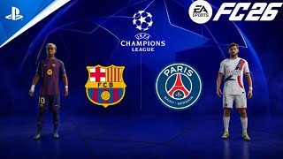 FC 26 - Barcelona vs PSG - UEFA Champions League Quarter-final - PS5