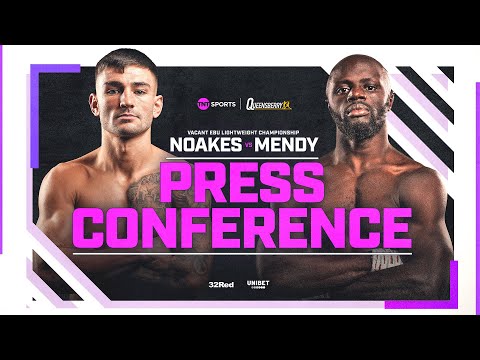 Live press conference! European lightweight title fight sam noakes vs yven mendy