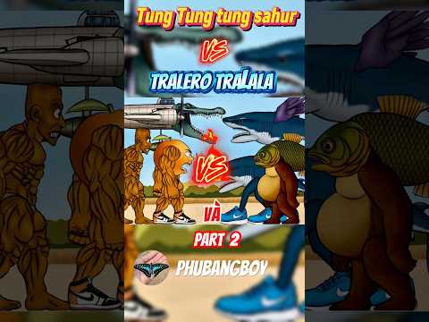 #2 Team Tung Tung Tung Sahur vs Team Tralalero Tralala #brainrot