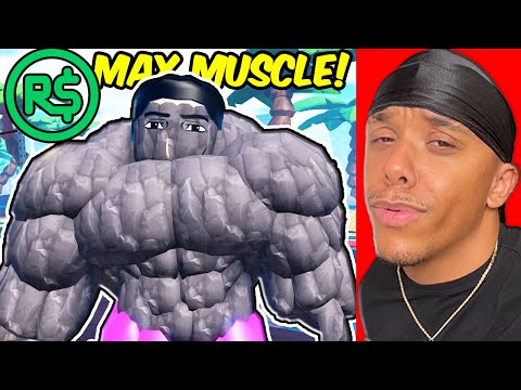 I Spend $100,000 In Roblox GYM LEAGUE!