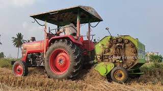 Tractor with barler | Mahindra yuvo 575 di tractor | Mahindra tractor power | CFV