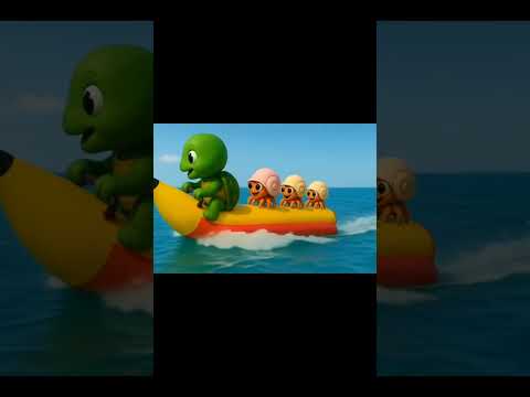 Come check it out and move on to the long video🐢🐚 #shorts #beach #turtle #clams #bananaboat #cute