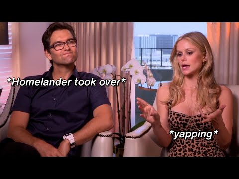 The Boys cast being chaotic for 5 minutes straight