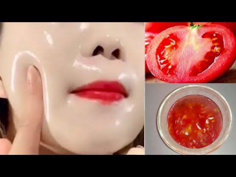 SKIN चमकेगी | रोजाना 2 मिनिट इसे लगाइये | Get Glowing and Fair skin / TOMATO CLEANSER