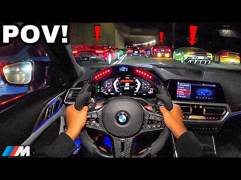 POV Chasing Supercar Drivers In A Straight Piped BMW M4 G82 [LOUD EXHAUST]