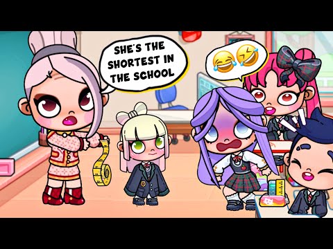 I'm The Shortest Girl In School 🫣📏🪜 | Sad Story | Avatar World Story / Pazu World Game