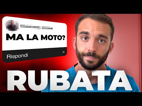MI HANNO RUBATO LA MOTO: vi racconto tutto.