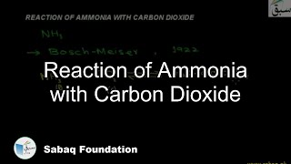 Reaction of Ammonia with Carbon Dioxide