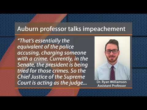 Auburn professor Dr. Ryan Williamson talks impeachment trial