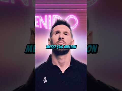 Messi spent 300 million $ on 3 things ??