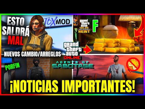 NOTICIAS GTA5 Online! CAYO PARCHEADO! NUEVA ACTUALIZACION, TRAJE NOOSE DISPONIBLE, MES GTA+ y MÁS!