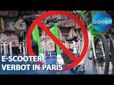 Paris: E-Scooter Verbot ab dem 1. September