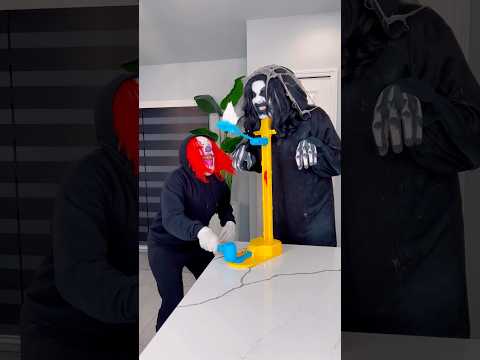 Clown makes game with monster 🤡👻 #shorts