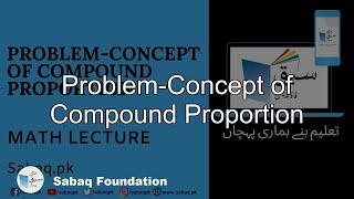 Problem-Concept of Compound Proportion