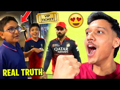 New Stand in Delhi Stadium | RCB fans | Super Hospitality Box ๐ | K18 vlog