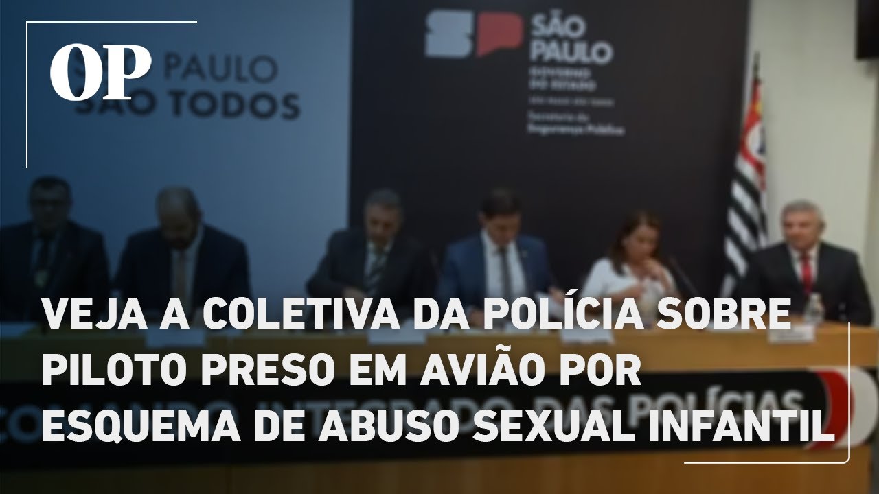 Veja na ÍNTEGRA coletiva da polícia sobre piloto preso em avião por esquema de abuso sexual infantil